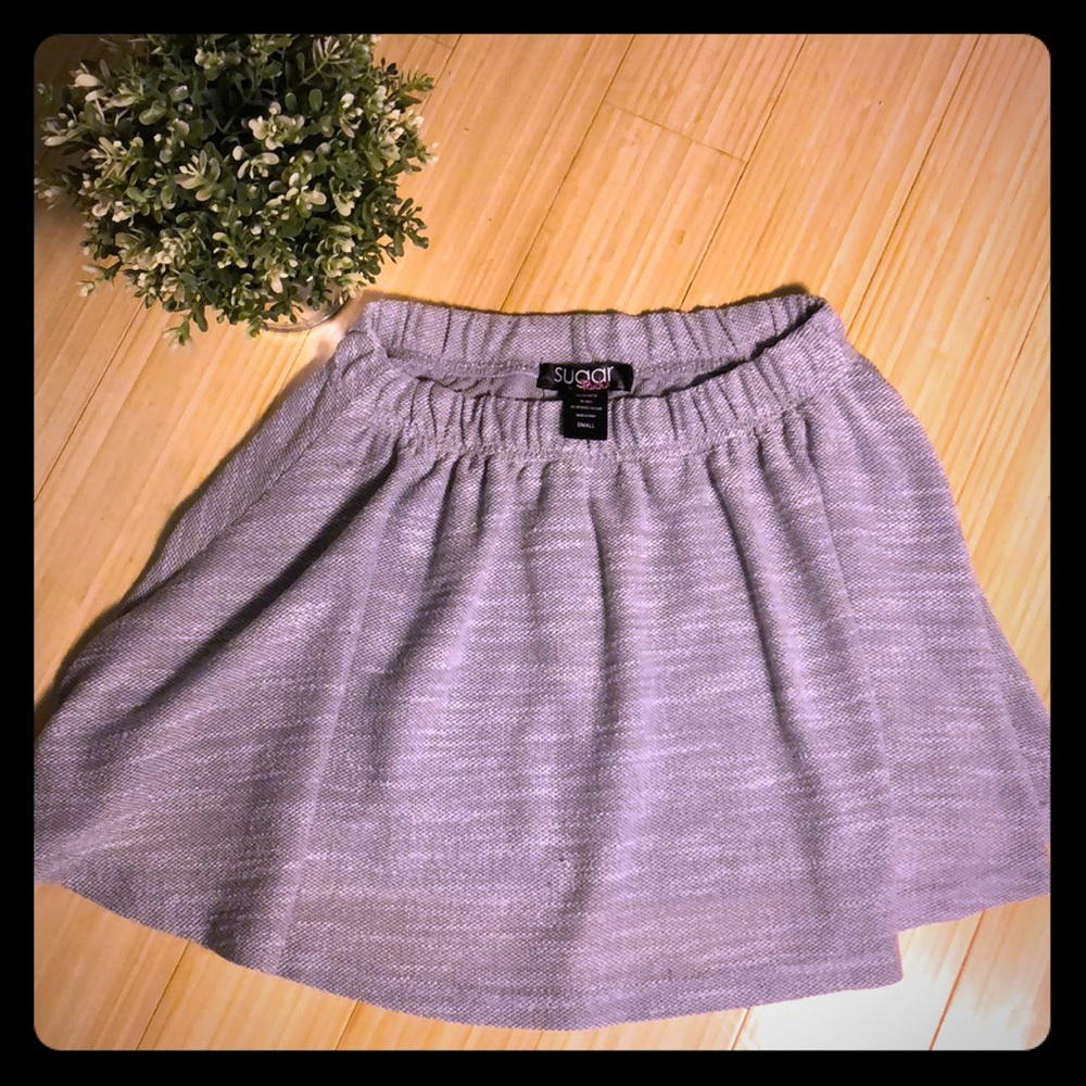 Sugar rush light grey skirt